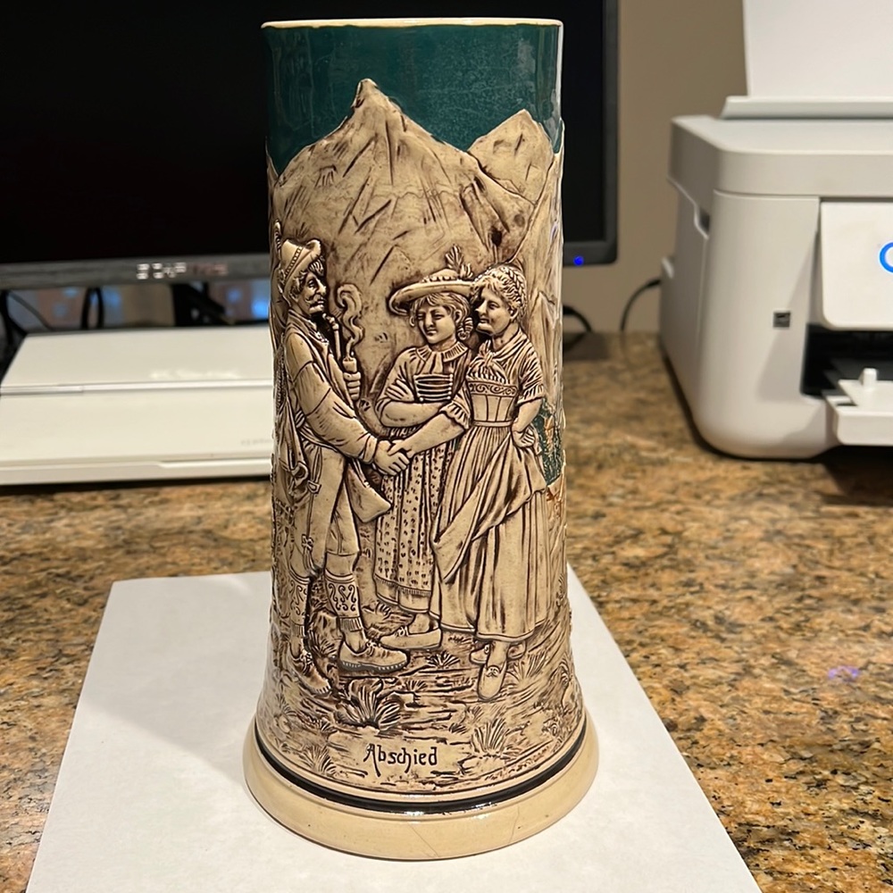 Vintage Made in Germany 3D Abschied Tall Mug